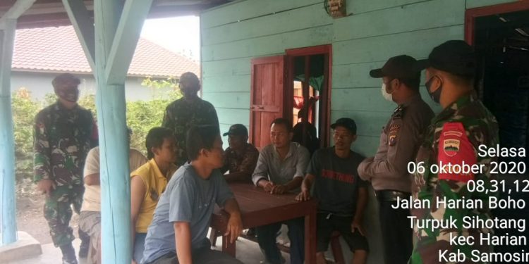 TNI - Polri Bersinergi Melakukan Pengarahan Mematuhi Protokoler Kesehatan
