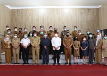 Pimpinan OPD Pemko Siantar Tandatangani Perjanjian Kinerja Tahun 2021