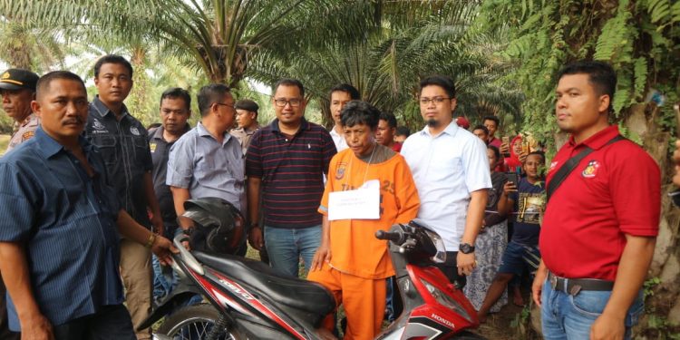 Sat Reskrim Polres Simalungun Gelar Rekonstruksi Pembunuhan Ngatiem