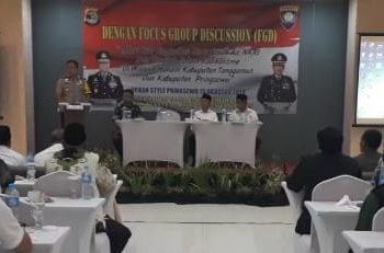 Tangkal Faham Radikal, Polres Tanggamus Gelar FGD di Pringsewu