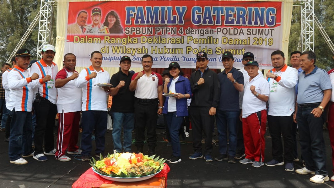 Family Gathering SPBUN PTPN IV dengan Polda Sumut