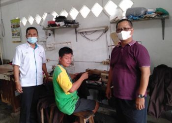 Samino, UMKM Mitra Binaan PTPN 4 Sukses Usahai Konveksi di Medan