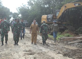 Kapendam I/BB : Pengabdian TNI Buat Rakyat Tidak akan Berhenti Meski TMMD Telah Selesai