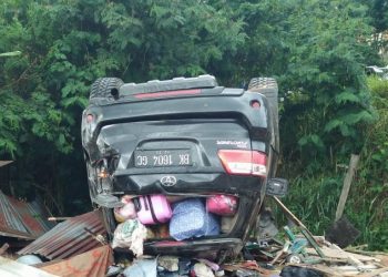 Kecelakaan Mobil Rubuhkan Rumah Boru Tobing di Tarutung, Begini Nasib Penghuninya...