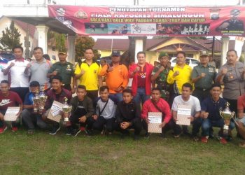 Gustiranda Hadiri Penutupan Turnamen Kapolres Simalungun Cup