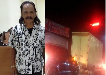 Running Teks Milik Pemko Sudah Rusak, Victor : Seharusnya APH Bertindak