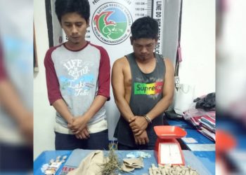 Pengedar dan Pembeli Ganja Ditangkap di Jalan Mangga