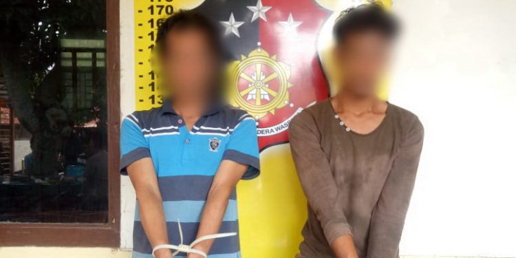 Terlibat Kasus Narkoba, Ridwan Simangunsong dan Robin Pandiangan Diringkus Polsek Perdagangan