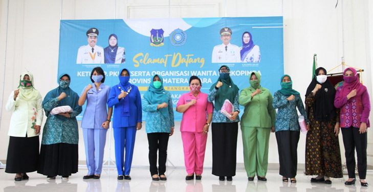 Gebrak Masker TP PKK Sumut, Ny Syahputri Hefriansyah Terima 5 Ribu Masker