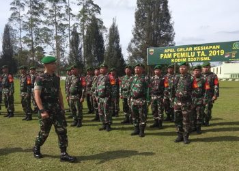 Dandim 0207 Simalungun Ingatkan Prajurit Harus Netral dalam Pemilu