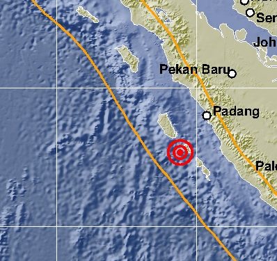 Gempa 5,6 SR di 43 km Barat Daya KEP-Mentawai-Sumbar Tak Berpotensi Tsunami Gempa 5,6 SR di 43 km Barat Daya KEP-Mentawai-Sumbar Tak Berpotensi Tsunami