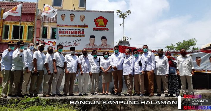 Partai Gerindra Siantar-Simalungun Koordinasi Menangkan Hasim-TPS