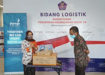 Jhpiego Sumbang 60 Ribu Pelindung Wajah Penanganan COVID-19