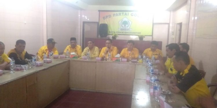 Rapat Pleno Diperluas Golkar Siantar, "Kita Harus Respon Dalam Persoalan Rakyat"