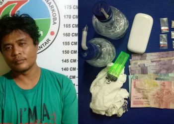 Gomgom Siahaan Diciduk Satres Narkoba Dari Stadion Siantar, BB Lima Paket Sabu