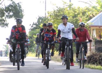 Hefriansyah Gowes Bareng Ratusan Pesepeda Siantar Sejauh 25 Km