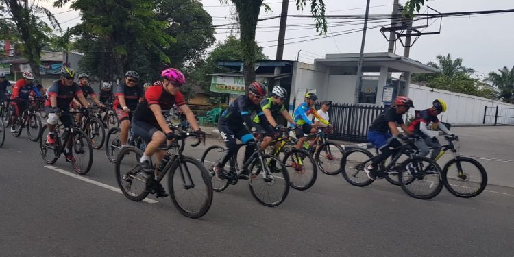 Gowes Kasdam I/BB dan Perwira Staf Mantapkan Jiwa Korsa di Antara Prajurit