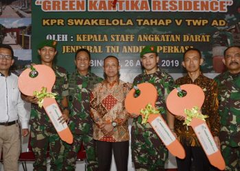6.000 Rumah, Wujud Komitmen TNI AD Sejahterakan Prajurit dan PNS