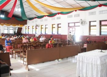 GTPP Covid-19 Siantar Sosialisasi Penyelenggaraan Kegiatan Keagamaan di GPI Jalan Pangaribuan