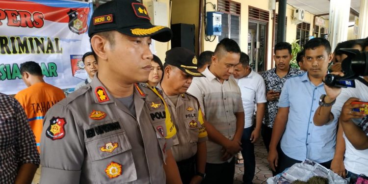 Semester I 2019, Polres Siantar Gulung 79 Tersangka Narkoba. Kapolres Janji Habisi Sisanya
