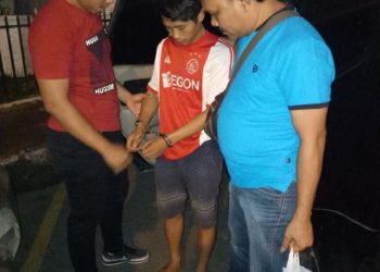 Pencuri Baterei Tower Diringkus Dari Jalan Halat, Ada Sabu di Sakunya