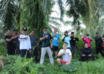 Tingkatkan Stamina Cegah Covid-19, Kapolres Sergai Bersama Personel Olahraga Hash