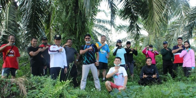 Tingkatkan Stamina Cegah Covid-19, Kapolres Sergai Bersama Personel Olahraga Hash