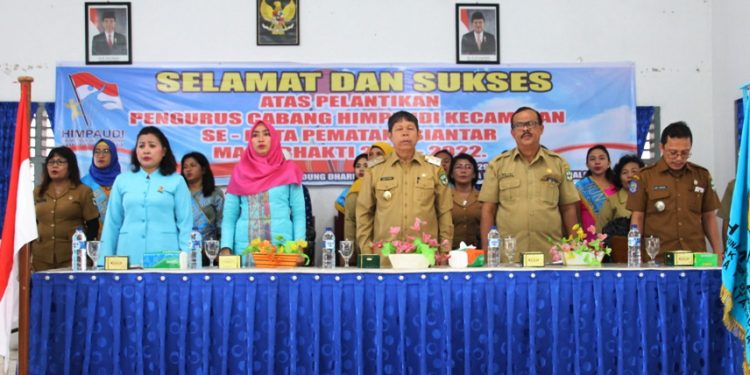 Betty Togar Sitorus Lantik Pengurus Himpaudi Kecamatan se-Siantar