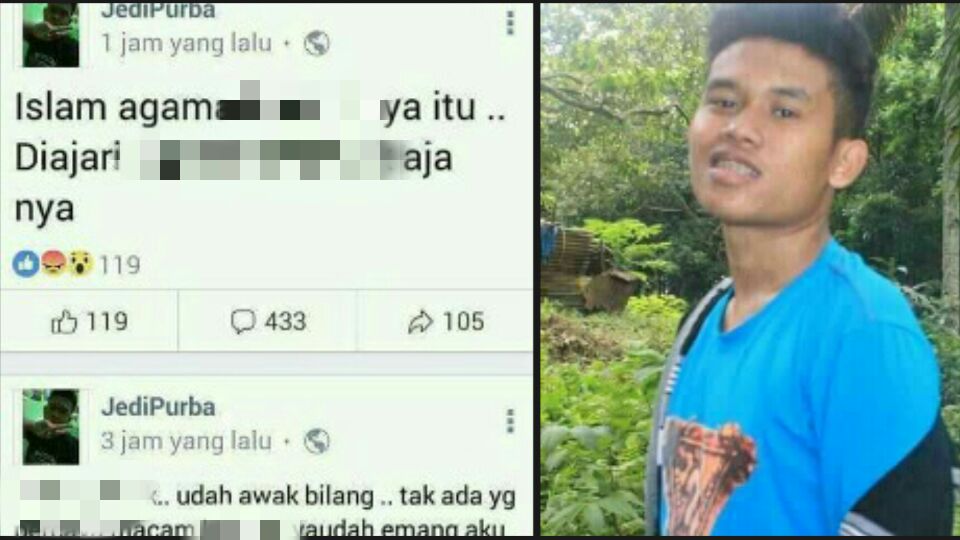 Pemilik Akun FB Penghina Agama di Siantar Diciduk