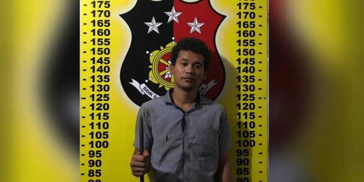 Bongkar Kios di Perdagangan, Hotler Manalu Ditangkap Saat Menunggu Bus