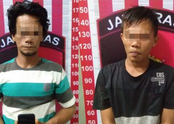 Curi Hp Emak-emak dari warung, Dua Pria Diciduk Polres Tapteng