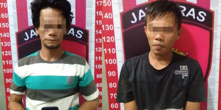 Curi Hp Emak-emak dari warung, Dua Pria Diciduk Polres Tapteng