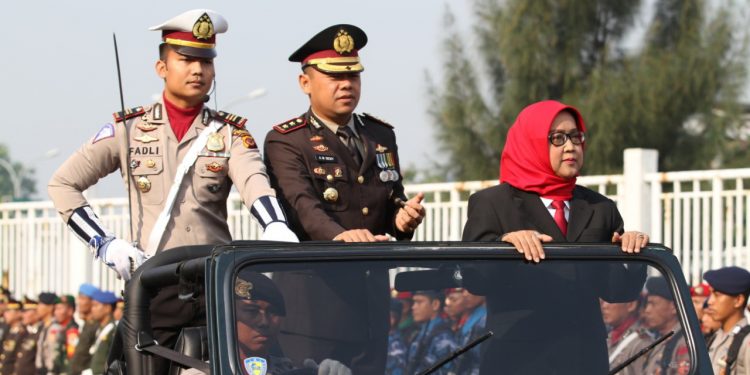 Peringatan HUT Bhayangkara di Polres Bogor, Personel Polri Gugur Diberi Penghargaan