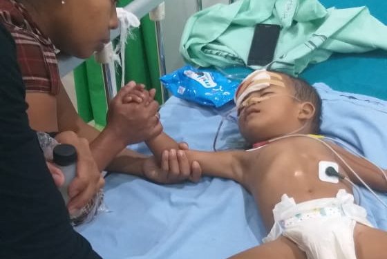 Tak Punya Dana Berobat Anaknya, Lambok Hutabarat-Christina Agustina Situmeang Butuh Uluran Tangan Dermawan