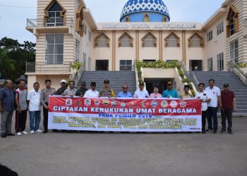 Tolak Politisasi Agama, Tempat Ibadah di Wilayah Polres Nias Dipasangi Spanduk