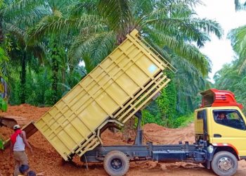 Proyek Miliyaran di UPT SDA Kuala Berumun Pakai Material Ilegal