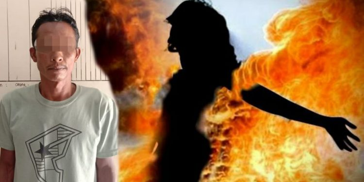 Megawati Pakpahan Dibakar Suaminya, Karena Komplain Suami Pukul Anak
