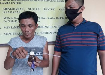Dijadikan Tempat Transaksi Narkoba, Polsek Perbaungan Grebek Rumah Ilyas Hia