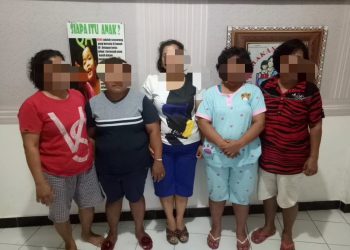 Ketangkap Main Leng, Lima IRT Digiring Ke Polres Siantar