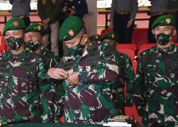 Kasad Pimpin Sertijab Pangdam I/BB Mayjen TNI MS Fadhilah kepada Mayjen TNI Irwansyah