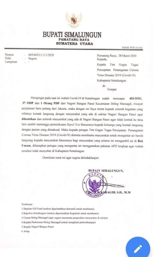 Kebijakan Isolasi Bupati JR Saragih Berbuah Petaka di Nagori Bangun Pane Kebijakan Isolasi Bupati JR Saragih Berbuah Petaka di Nagori Bangun Pane
