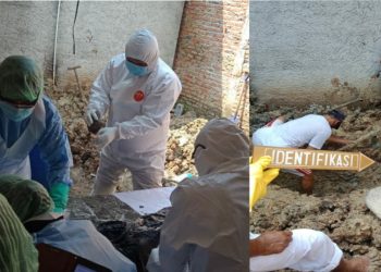 Penemuan Kuburan Dalam Rumah Kontrakan Pria Penganiaya Istri Siri Buat Gempar