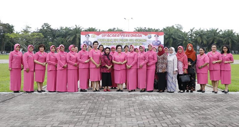 Kapolda Sumut Resmikan Perubahan Status Polresta Deliserdang Kapolda Sumut Resmikan Perubahan Status Polresta Deliserdang