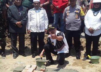 Bupati Taput Resmikan Pembangunan Irigasi Senilai 300 Milyar di Pahae Jae