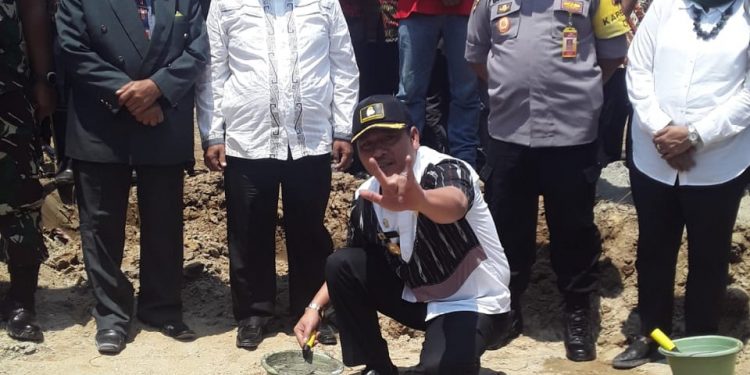 Bupati Taput Resmikan Pembangunan Irigasi Senilai 300 Milyar di Pahae Jae