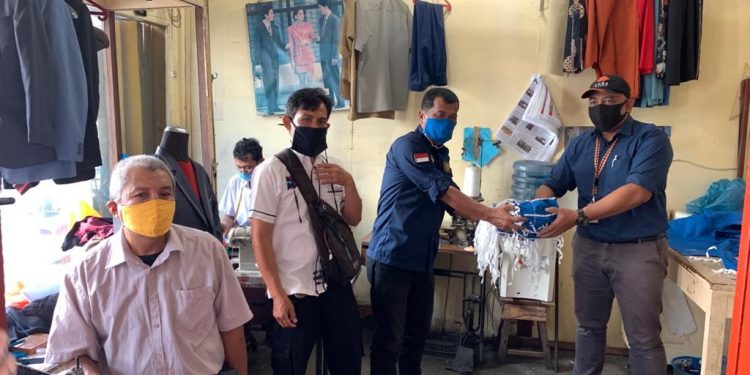 Didukung PT Japfa Comfeed Indonesia, PWI Simalungun Bagikan Masker