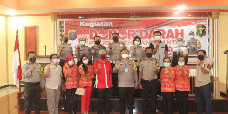 Polres Pematangsiantar Gelar Donor Darah