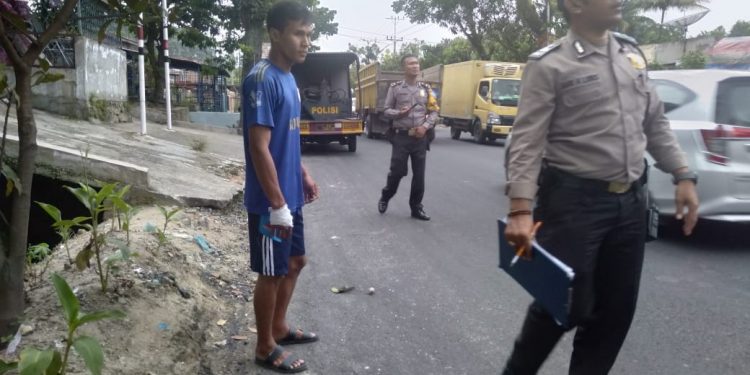 Suami Istri dan Anaknya Dijambret di Siantar Hingga Terseret di Aspal