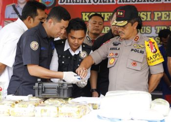 Polda Sumut Ungkap Jaringan Narkoba Internasional, 55 Kilo Sabu dan 10 Ekstasi Disita