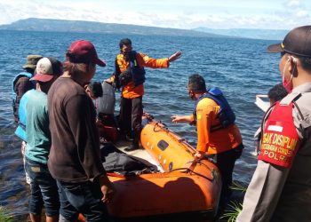 Janosman Purba, Korban Tenggelam di Parairan Haranggaol Danau Toba Ditemukan di Kedalaman 15 Meter